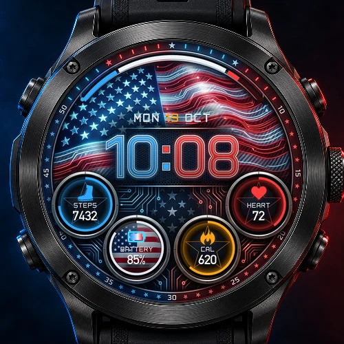 Old Glory Digital cadran
